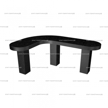 Лавочка каменная № 35